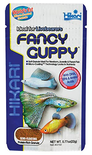 Hikari Tropical Fancy Guppy Fish Food ، 0.77 أونصة (22 جم)