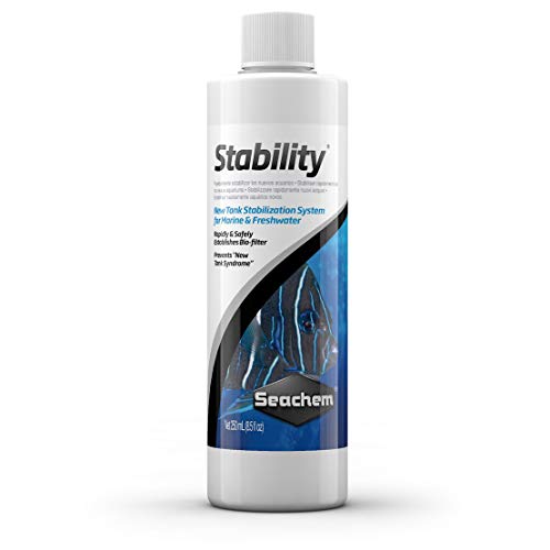 مثبت حوض السمك Seachem Stability - لأحواض الأسماك في المياه العذبة والبحرية 500 مل